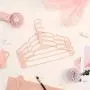 SONGMICS 50-Pack Clothing Hangers, Durable and Slim, Space Saving, Strong Heavy-Duty Plastic, Notched, Standard Tubular Hangers for Coats, Adults, 16.3 Inches Long, Light Pink UCRP03PK50 SONGMICS 50-Pack Clothing Hangers, Durable and Slim, Space Saving, Strong Heavy-Duty Plastic, Notched, Standard Tubular Hangers for Coats, Adults, 16.3 Inches Long, Light Pink UCRP03PK50