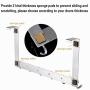 IBosins Over The Door Hanger Hook, Stainless Steel Heavy Duty Organizer Hooks Hanger, 6 Hooks Rack for Heavy Coat, Big Bags, Towel, Robe
