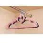 elegantstunning 10Pcs Multifunctional Loving Heart Clothes Hanger for Adults Kids Pink
