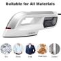 LANGRIA 2 in 1 Garment Steamer 1300W Powerful Handheld Clothes Wrinkle Remover with Detachable Water Tank, Horizontal & Vertical Ironing, 40s Fast Heat-up, Portable for Home and Travel Use, White