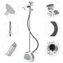 PowCube Garment Steamer,with Standing Hanger 1L Water Tank 2 Level Steam Adjustment (Grey) PowCube Garment Steamer,with Standing Hanger 1L Water Tank 2 Level Steam Adjustment (Grey)