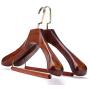 LWZY Hangers vintage solid wood coat hanger/clothes shop clothes hanger/wooden coat rack pack of 3-A