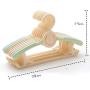 Clothes Hangers Childrens Hanger Baby Hanger Small Multifunctional Infant Retractable Drying Rack Plastic Hangers Indoor Airer (Color : A, Size : Pack of 10)