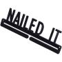 Nailed it Running Marathon Sports Medal Display Rack Holder Hanger Organizer for Wall - Hang Your Race Medals Nailed it Running Marathon Sports Medal Display Rack Holder Hanger Organizer for Wall - Hang Your Race Medals