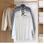 2pcs Multi-Layer Anti-Slip Clothes Hangers Save Space 5 in 1 Metal Laundry Rack Storage for Shirt Sweater Suit Dress Coat