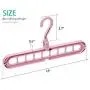 kayaso Magic Hangers Space Saving Clothes Hangers Organizer Smart Closet Space Saver Pack of 6 with Sturdy Plastic for Heavy Clothes kayaso Magic Hangers Space Saving Clothes Hangers Organizer Smart Closet Space Saver Pack of 6 with Sturdy Plastic for Heavy Clothes