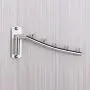 WEBI Clothes Hanger Wall mounted-180 Degree Swing Arm Space Saving-Clothes Drying Rack for Laundry Room- Stainless Steel 304, Wall Mount, Chrome