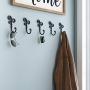 Franklin Brass 133072 Curlique Hook, Flat Black