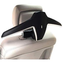 HAKRT Hanger Fashion Car Coat Hanger ABS+Metal Suit Slip Jacket Auto Back Seat Clip Holder Hanger for Clothes Bag in Car
