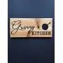 Personalized Kitchen Sign, Reclaimed Cedar 12x5 with Hanger, Rustic Country Elegant Wood Sign, Unique Gift, Housewarming Gift, Anniversary Gift, Birthday Gift, Wedding Gift, Kitchen Decor, Home Decor
