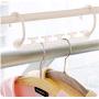 10Pcs New 3D Space Saving Hanger Magic Clothes Hanger with Hook Closet Organizer Home Tools