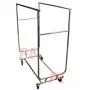 Proline Amazon Double Parrallel Bar Adjustable Clothes Rack Hanger Retail w/Swivel Wheels