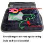 Puchin 20 PCS Travel Hangers Folding Hangers Portable Clothes Hangers Foldable, Non-Slip, Lightweight for Home and Travel