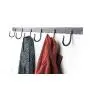 Coat Rack - Black Dog Ironworks | 36" Decorative coat hanger, Hand Forged Iron Coat Hooks | Add character to any rustic interior decor | Classic Style, Six Hooks Coat Rack - Black Dog Ironworks | 36" Decorative coat hanger, Hand Forged Iron Coat Hooks | Add character to any rustic interior decor | Classic Style, Six Hooks