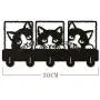Peeping Cat Keys Wall Hook Black Cat Clothes Wall Hanger Kitty Coat Rack Pets Peeping Cat Keys Wall Hook Black Cat Clothes Wall Hanger Kitty Coat Rack Pets
