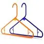HANGERWORLD 40 Blue Orange 16inch Plastic All Purpose Coat Clothes Garment Pant Skirt Bar Hangers Loop Hooks HANGERWORLD 40 Blue Orange 16inch Plastic All Purpose Coat Clothes Garment Pant Skirt Bar Hangers Loop Hooks