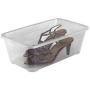 Life Story 5.7/6 Liter/Quart Clear Stacking Storage Boxes Clear Container, 36 Pack