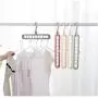 10pcs Random Color Multi-Port Support Circle Clothes Hanger Clothes Drying Rack Multifunction 10pcs Random Color Multi-Port Support Circle Clothes Hanger Clothes Drying Rack Multifunction