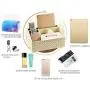 WINGOFFLY Multifunction Trapezoid PU Leather Tissue Boxes Holder Desk Storage Boxes Pen Pencil Remote Control Holder Coffee