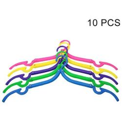 Baovery 5/10/20pcs Portable Clothes Hanger Foldable Clothes Drying Rack for Travel