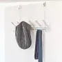 iDesign Classico Metal Over the Door Organizer, 6-Hook Rack for Coats, Hats, Robes, Towels, Bedroom, Closet, and Bathroom, 18.75" x 5" x 10.75", Chrome iDesign Classico Metal Over the Door Organizer, 6-Hook Rack for Coats, Hats, Robes, Towels, Bedroom, Closet, and Bathroom, 18.75" x 5" x 10.75", Chrome