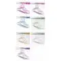 10pcs Random Color Aluminum Metal Clothes Hangers for Kids, Space Saving Cute Dress Shirts Coats Hanger for Children Decoration