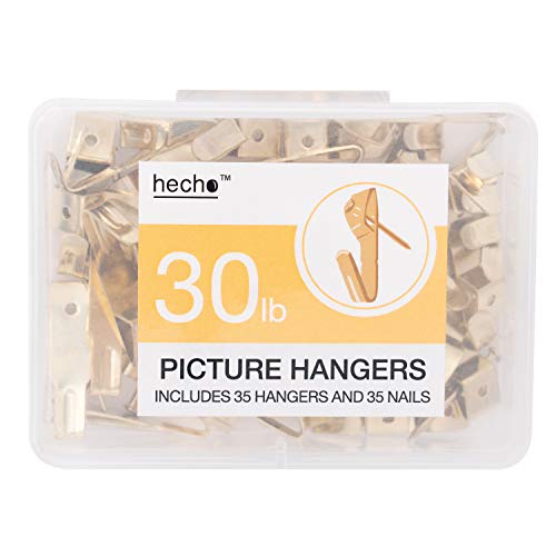 Hecho 30lb Picture Hangers | 35 Pieces