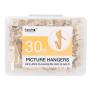 Hecho 30lb Picture Hangers | 35 Pieces