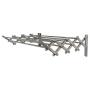 MoonNewyork Laundry Hanger Room Clothes Drying Towel Rack Stainless Wall Mounted Expandable