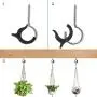Q-Hanger,20 Pack Lights Hanger Hooks,Q Hanger Screw Hooks,Hooks for Outdoor Lights,Permanent Christmas for Outdoor String Light
