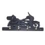 Medallurgy Harley Motorcycle Key Rack Holder Hanger Hooks - for Motorcycle Lovers - Entryway Organization Storage for Wall