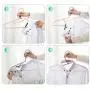 Dry Wet Clothes Hangers with Durable Non-Slip Shoulder Design Heavy Duty 60 Pack Plastic Hangers for Bedroom Closet Scarves,White,20pieces Dry Wet Clothes Hangers with Durable Non-Slip Shoulder Design Heavy Duty 60 Pack Plastic Hangers for Bedroom Closet Scarves,White,20pieces