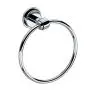 Brasseel Bathroom Hand Towel Ring, Towel Hook, Super Elegant & Modern Style Wall Mounted Hand Towel Holder for Bathroom & Kitchen| Multi Layer Chrome Finish| 100% Brass Material