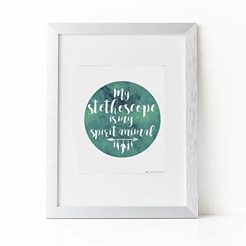 My Stethescope is My Spirit Animal Artwork By Always Yesterday Prints | Hospital Door Hanger | Gift for Nurse |Nurse Gift | Nursing Student |Nurse Graduation Gift My Stethescope is My Spirit Animal Artwork By Always Yesterday Prints | Hospital Door Hanger | Gift for Nurse |Nurse Gift | Nursing Student |Nurse Graduation Gift