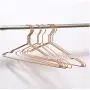 10pcs Golden/Rose Gold Metal Clothes Shirts Hanger with Groove, Heavy Duty Strong Coats Hanger, Suit Hanger, Wire Hanger Random Color 10pcs Golden/Rose Gold Metal Clothes Shirts Hanger with Groove, Heavy Duty Strong Coats Hanger, Suit Hanger, Wire Hanger Random Color