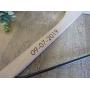 Personalized wedding dress wood hangers, bridesmaids
