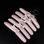 KYCPTNFJ 5 pcs Practical Sponge Padded Satin Hangers Clothes Racks Clothes Hangers Garment Hanger Clothes