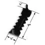 Sawtooth Picture Hangers No Nail - 100 Pack - 1 Inch - Black Sawtooth Hanger Sawtooth Picture Hangers No Nail - 100 Pack - 1 Inch - Black Sawtooth Hanger