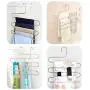 ZHANGJLV 6 Pack Pants Hangers S-Shape Stainless Steel Clothes Hangers Space Saving Hangers Closet Organizer for Pants Jeans Scarf(5 Layers,6Pcs) 6-Pieces