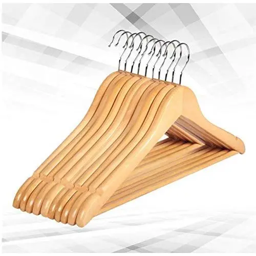 10pcs Solid Wood Hanger Non-Slip Hangers Clothes Hangers Shirts Sweaters Dress Hanger Drying Rack for Home 10pcs Solid Wood Hanger Non-Slip Hangers Clothes Hangers Shirts Sweaters Dress Hanger Drying Rack for Home