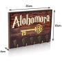 getDigital Alohomora Key Rack | Magical Home & Office Decor Key Holder with 5 Metal Hooks | Also Suitable as a Hanger for Clothes, Bags or Dog Leashes