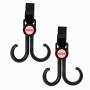 Nuby Double Stroller Hook, Adjustable Hook, Black