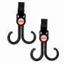 Nuby Double Stroller Hook, Adjustable Hook, Black Nuby Double Stroller Hook, Adjustable Hook, Black