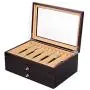 3 Layer Wood Pen Display Boxes 34 Pen Organizer Box, Pen Display Case Storage Box,Top Glass Window Pen Fountain Collection Display Case (Black) 3 Layer Wood Pen Display Boxes 34 Pen Organizer Box, Pen Display Case Storage Box,Top Glass Window Pen Fountain Collection Display Case (Black)