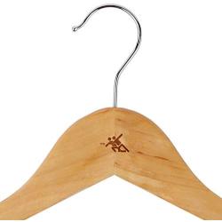 Ultimate Frisbee Maple Clothes Hangers - Wooden Suit Hanger - Laser Engraved Design - Wooden Hangers for Dresses, Wedding Gowns, Suits, and Other Special Garments