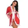 Crotchless Lingerie, Shybuy Women Lingerie Halter Christmas Lace Babydoll Mesh Nightwear V Neck Teddy