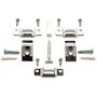 Picture Frame Security Hardware Complete Sets for Wood or Metal Frames up to 60" Wide - Five (5) Complete Sets with Wrench