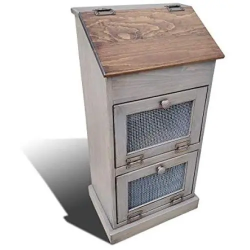 Wooden Vegetable Bin - Amish Handcrafted Pine Bread Boxes … (Pewter) Wooden Vegetable Bin - Amish Handcrafted Pine Bread Boxes … (Pewter)
