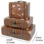 SLPR Paperboard Small Suitcase Boxes (Set of 3) | Travel Theme for Birthday Wedding Decoration | Largest Suitcase is 12” Length x 8” Width x 3.5” Height SLPR Paperboard Small Suitcase Boxes (Set of 3) | Travel Theme for Birthday Wedding Decoration | Largest Suitcase is 12” Length x 8” Width x 3.5” Height