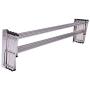 MoonNewyork Laundry Hanger Room Clothes Drying Towel Rack Stainless Wall Mounted Expandable